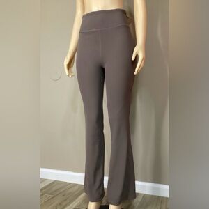 High-Waisted Taupe Women's Pants
